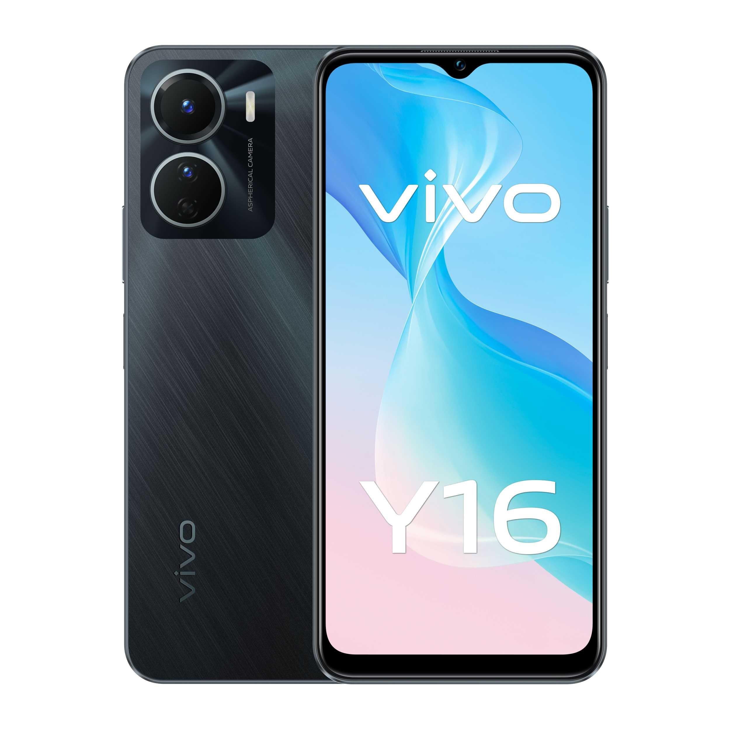 Buy Vivo Y16, 4G, 64GB, Stellar Black in Saudi Arabia