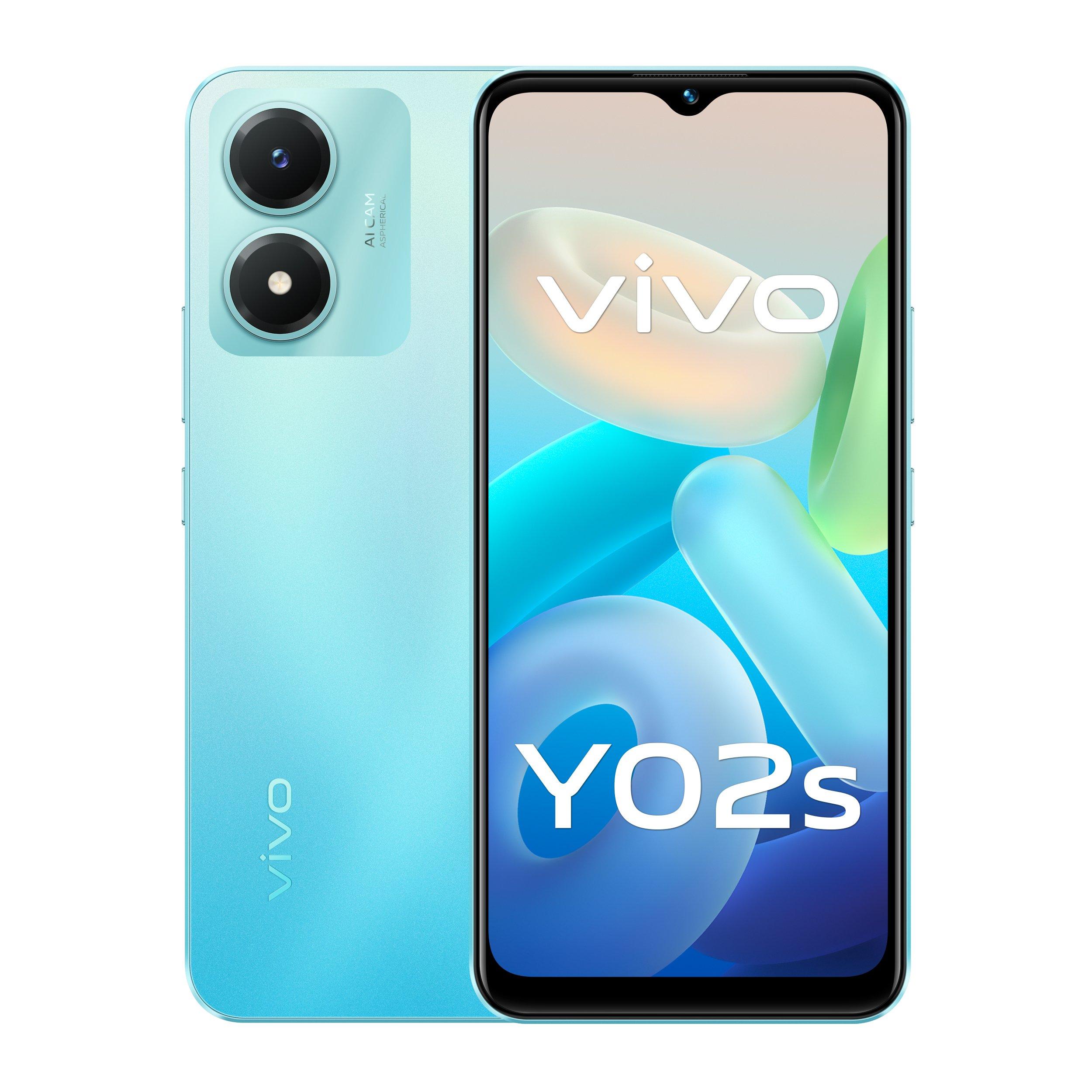 Vivo Y02S, 4G, 32GB, Vibrant Blue - eXtra Bahrain