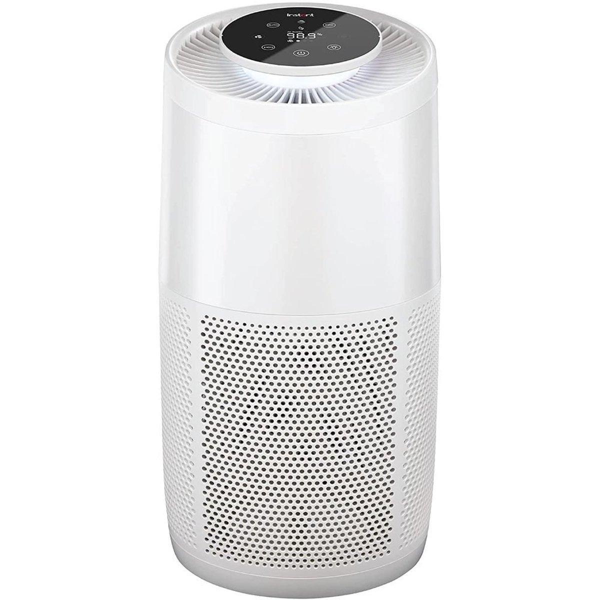 Instant HEPA, Charcoal 99.9per Dust Smoke Pollen Air Purifier, 3in1, White eXtra Bahrain