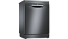 Bosch SERIE 4. Smart Dishwasher, WiFi 13 Place Settings, Black Inox