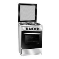 ClassPro Freestanding Gas Cooker, 55X55, 4 Gas Burners, Matt Stainless Steel
