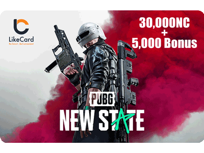 ببجي نيو ستيت، 30000 يو سي مع 5000 بونص ، كود رقمي يرسل بالايميل