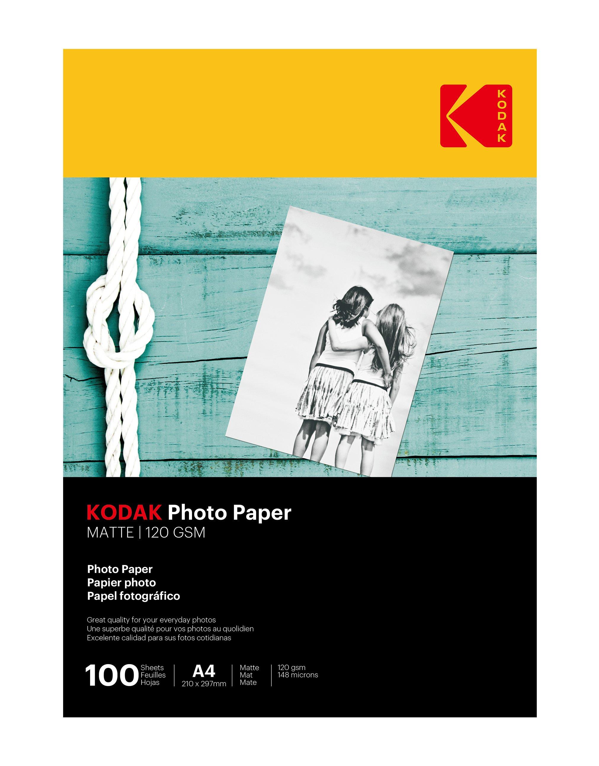 KODAK Matte Premium Photo Paper, A4, 100 Photo ppr, 120 GSM, MMP148