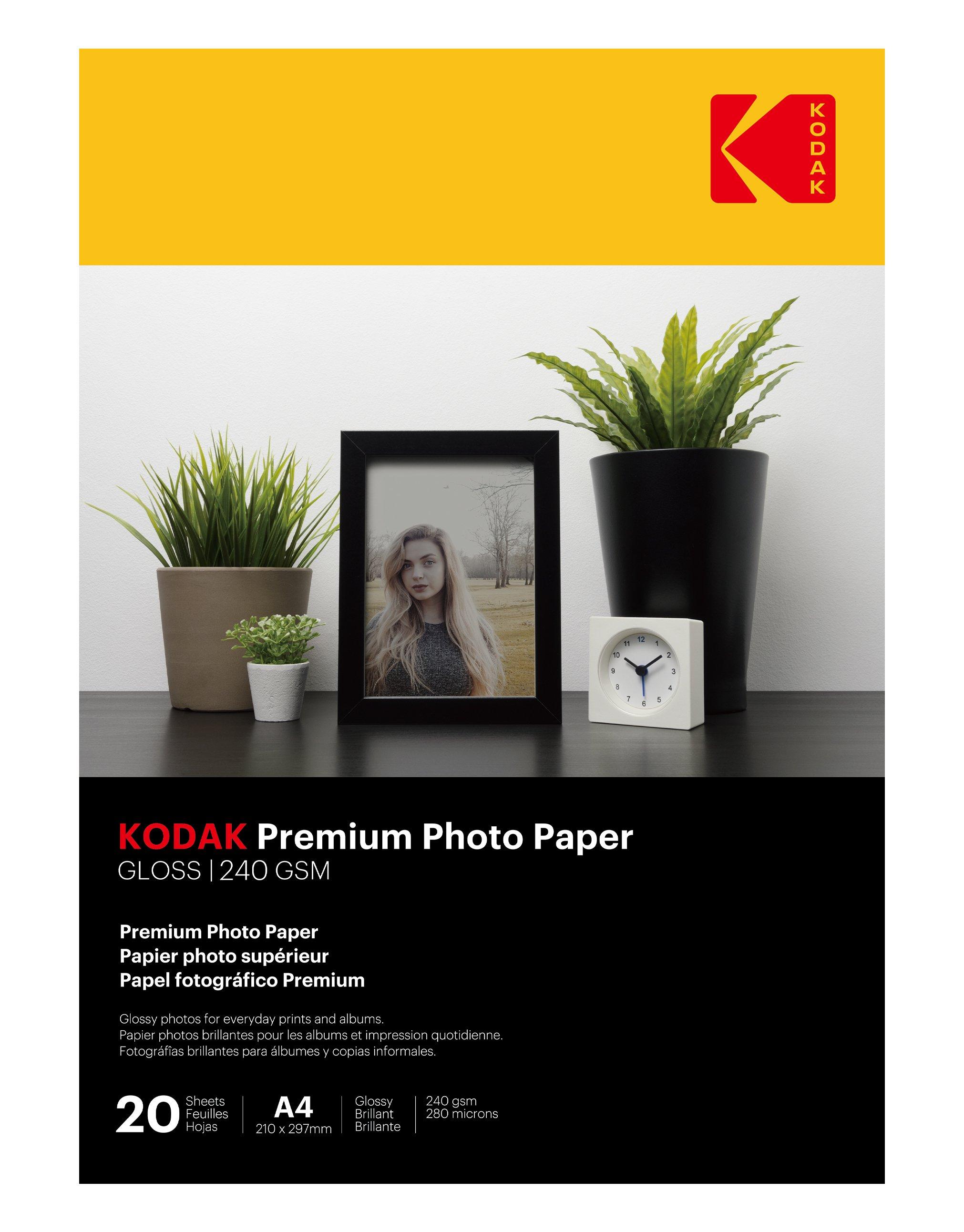 kodak Kodak CGC280 a4 5740093, Color: White, Compatibility: Printers, Made In: China, Paper Size: A4, Product Type: Photo Paper, Series Name: Kodak Photo Paper, Made in: China, 1 cm