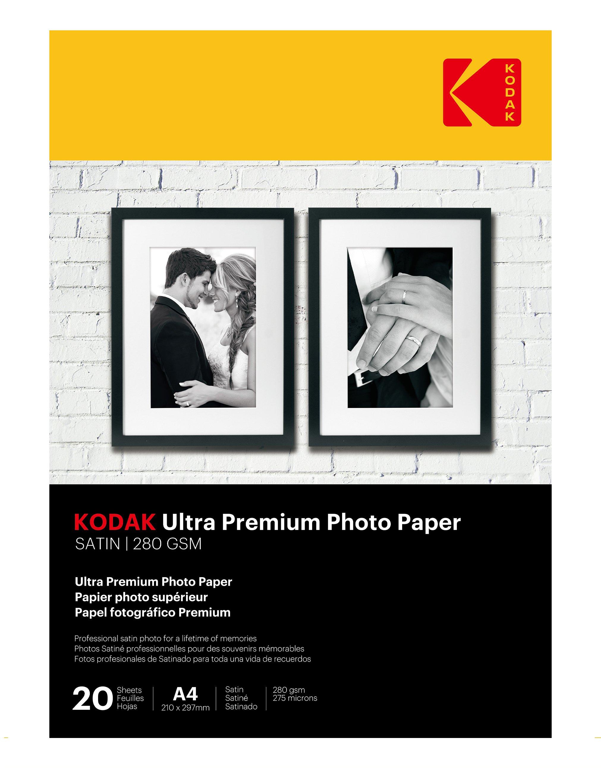 kodak Kodak 5740090 a4 5740090, Color: White, Compatibility: Printers, Made In: China, Paper Size: A4, Product Type: Photo Paper, Series Name: Kodak Photo Paper, Made in: China, 1 cm