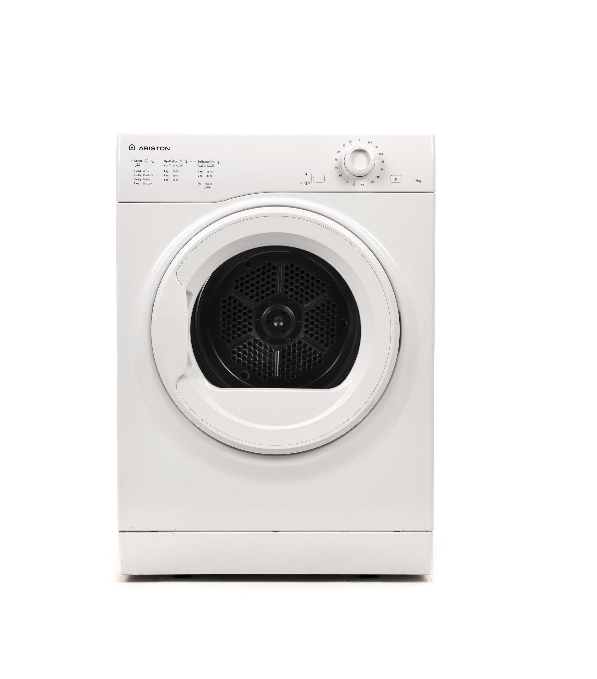 Buy Ariston Tumble Dryer, 7 kg, White in Saudi Arabia