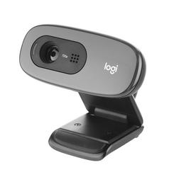 LOGITECH C270 Wired HD Webcam, USB, Black eXtra