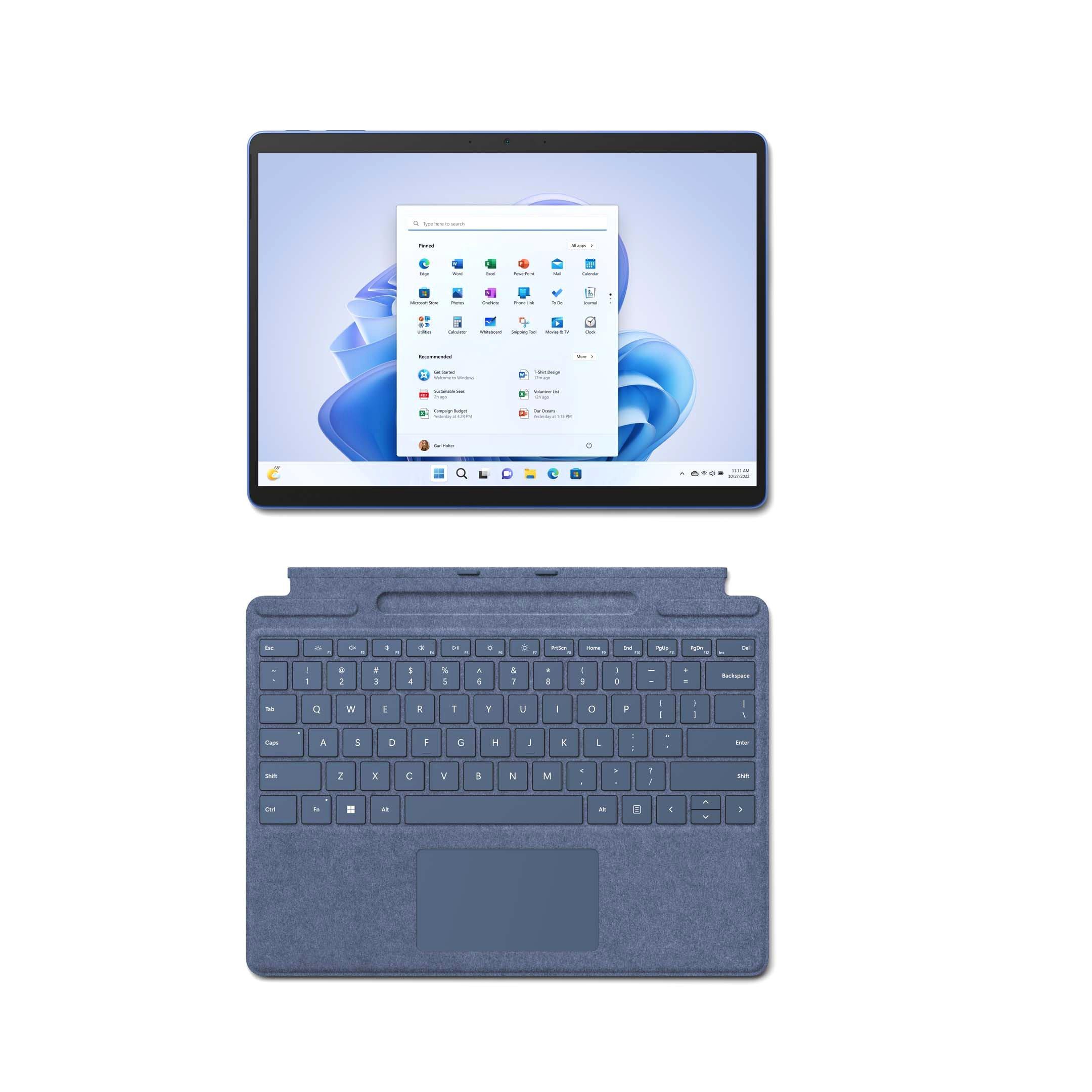 Microsoft(マイクロソフト) Surface Pro 9(Core i5   8GB   256GB)サファイア Office Home ＆ Business 2021 付属 QEZ-00045(PR9  8  25S 返品種別B