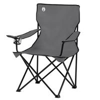 Coleman Quad Steel Camping Chair, Grey