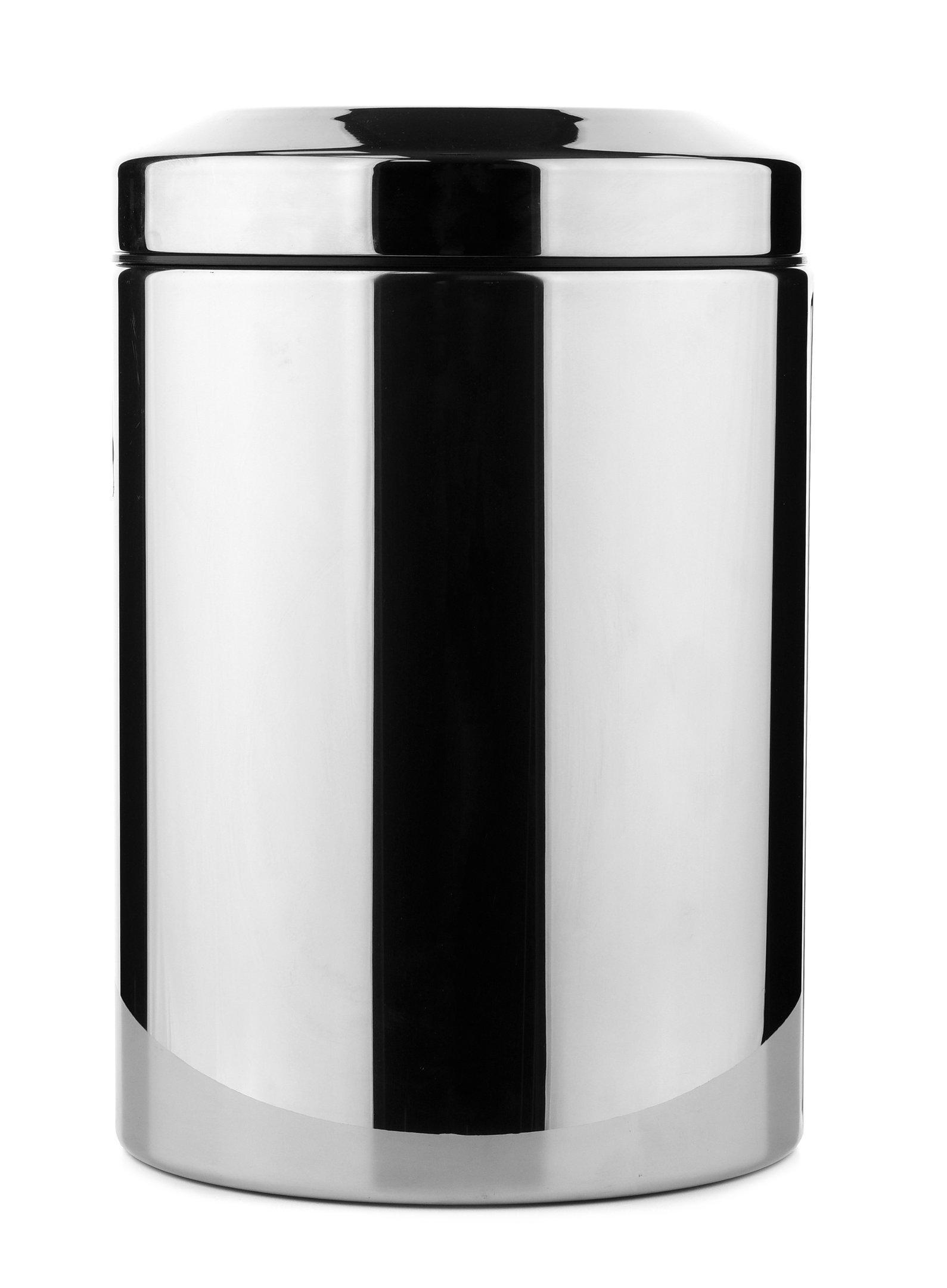 Brabantia, Flame Guard Waste Paper Bin 15 Liter, Brilliant Steel eXtra