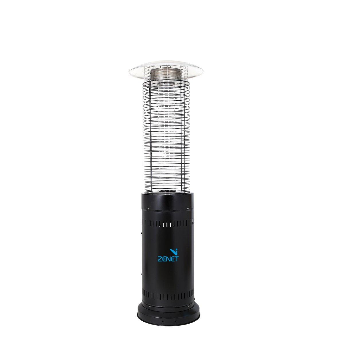Max 13KW Heat Output Patio Outdoor Gas Heater Round Black eXtra