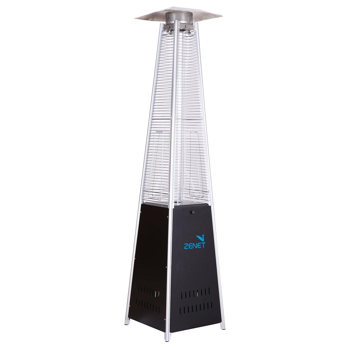 Max 13KW Heat Output Patio Outdoor Gas Heater Pyramid Black