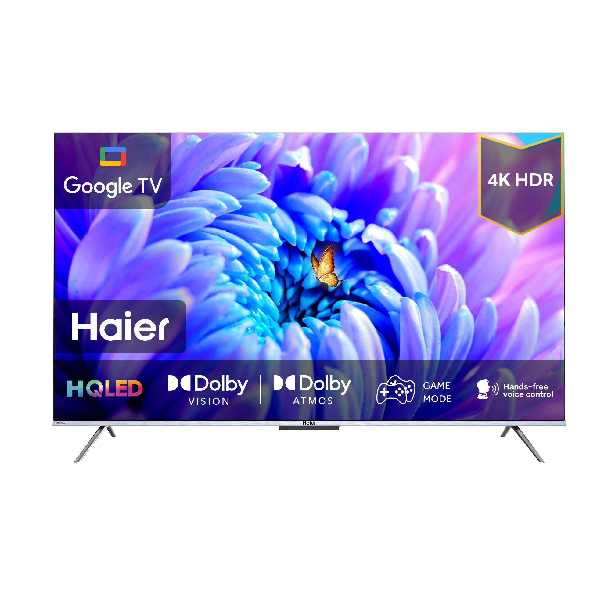 Buy Haier 55 Inch, 4K, UHD Smart TV Android Official With Google Assistant,  Google Play, Netflix, , Shahid, Wi-Fi, Bluetooth, Black, Model -  H55K6UG Online - Shop Electronics & Appliances on Carrefour UAE