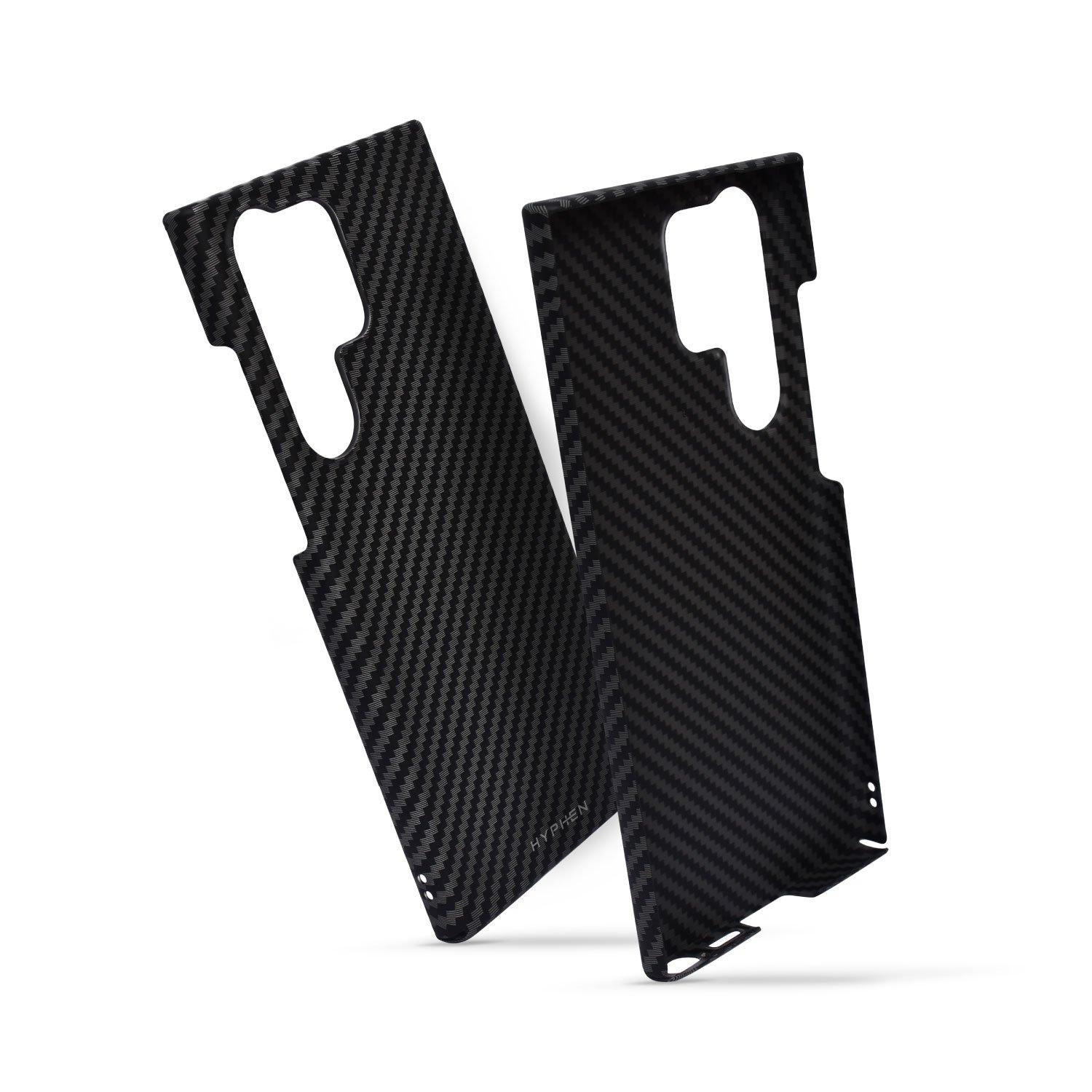 Hyphen GALAXY S23 ULTRA Carbon Fiber Back Cover Case Black - eXtra Bahrain