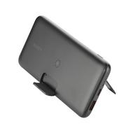 AUKEY Foldable Stand & Wireless Charging Power Bank 18W, 10000 mAh, Black