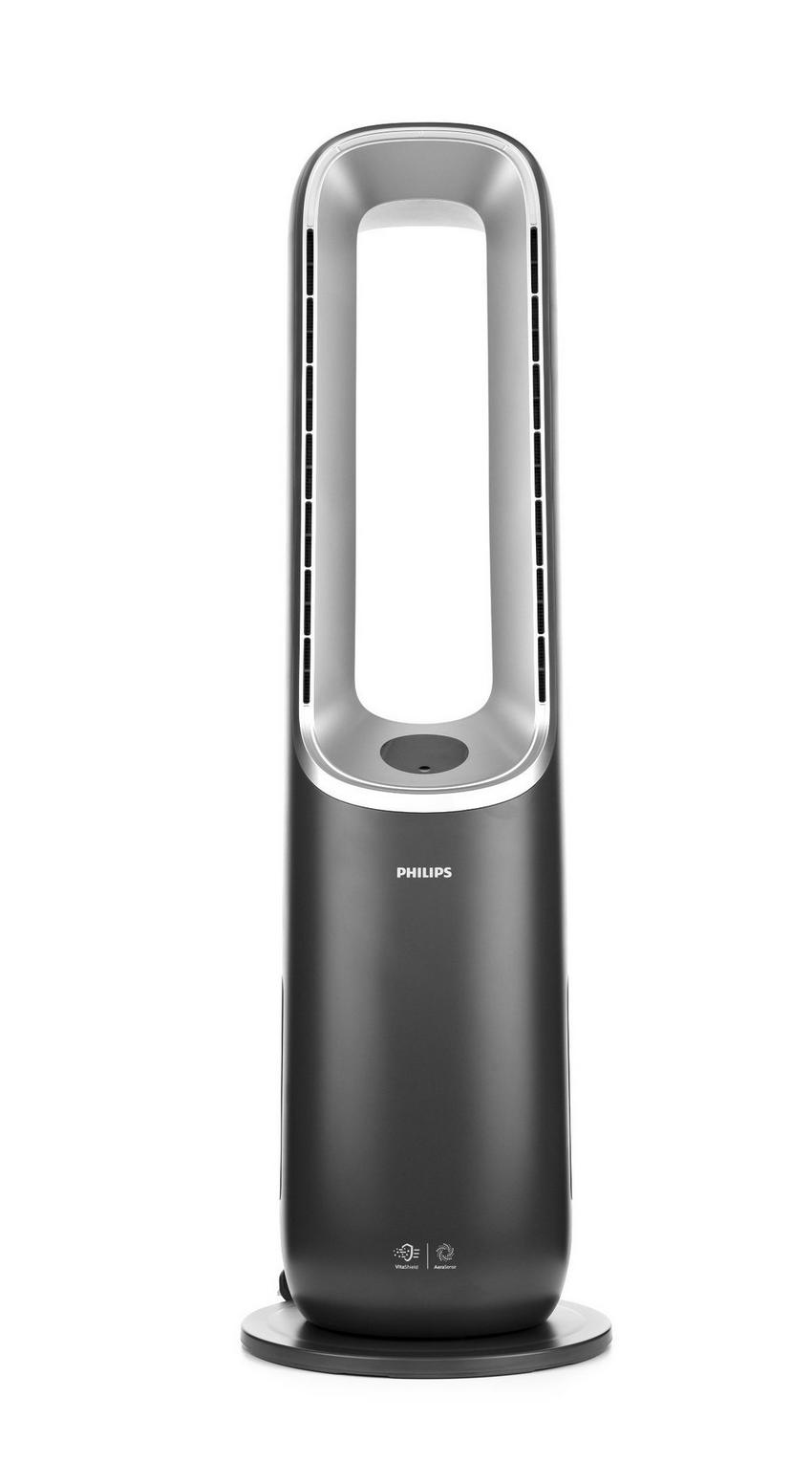 Philips 3-in-1 Air Purifier and Fan and Heater, 40W, Dark Grey u0026 Silver -  eXtra Saudi