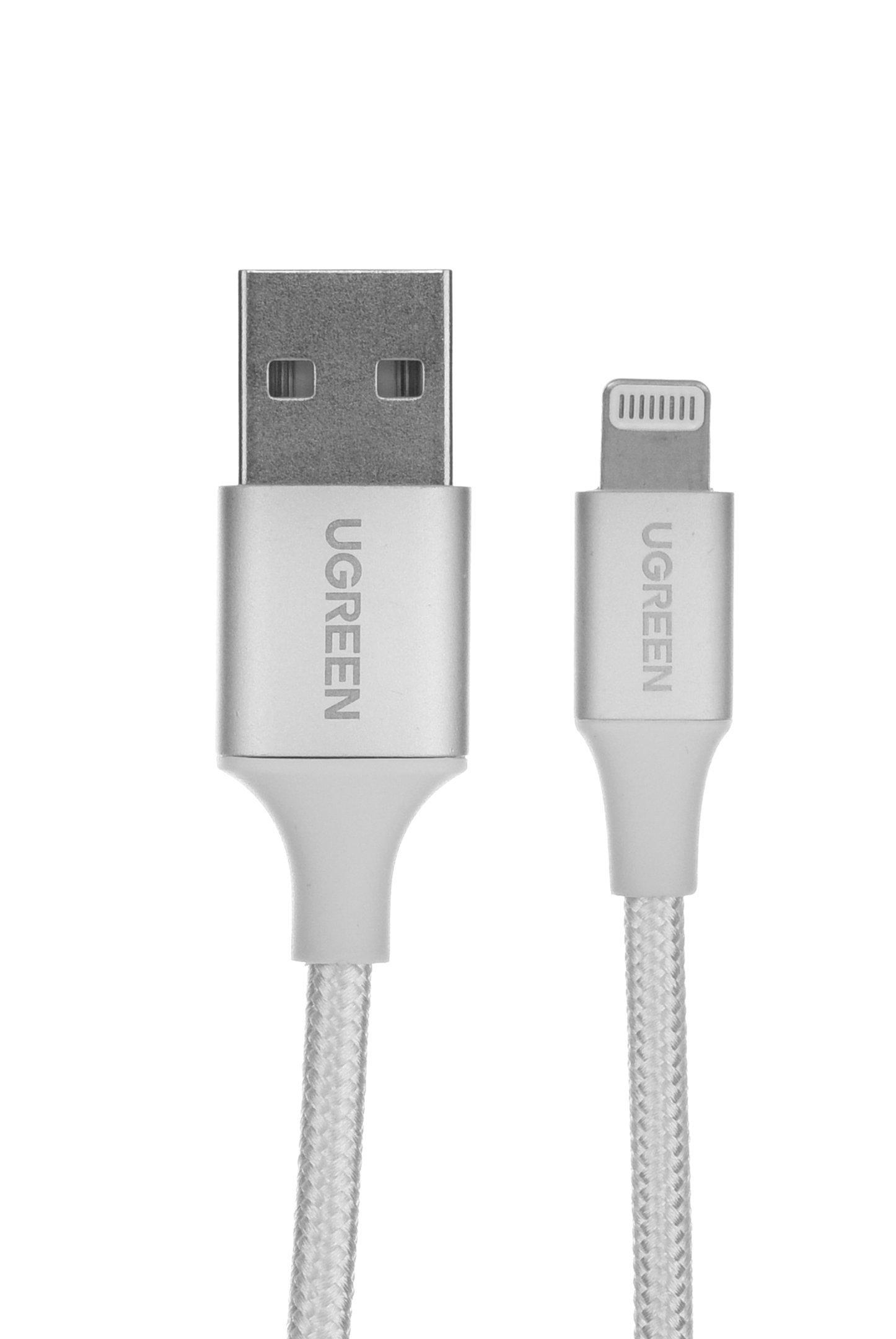 Ugreen UGREEN 60161 60161, Cable Length: 1m, Cable Type: Charging Cable, Color: Silver, Compatibility: ALL IOS Devices, Made In: China, Made in: China