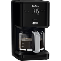 Tefal Smart'N Light Drip Coffee Maker, 1000W, Black