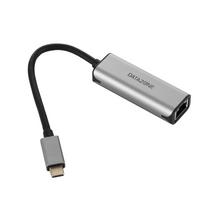 Buy DATAZONE USB-C to Ethernet Adapter, Grey in Saudi Arabia