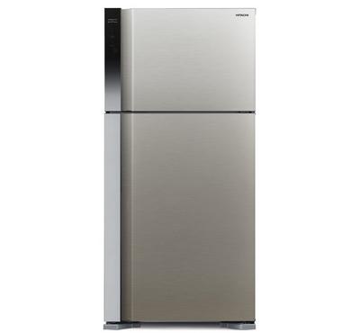 Buy Hitachi Refrigerator 14.3Cu.ft, Freezer 5.1Cu.ft, Inverter, Brilliant Silver in Saudi Arabia