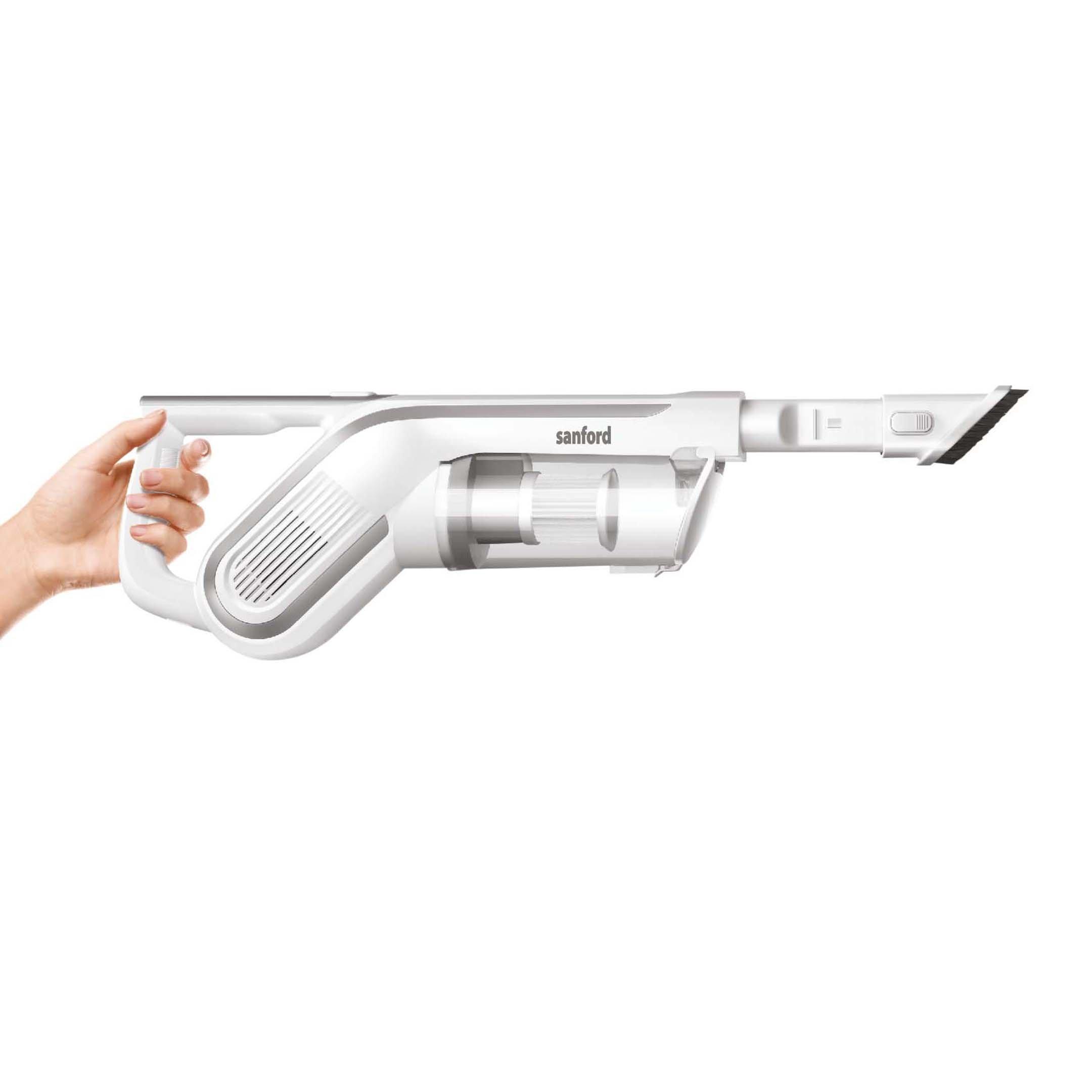 Sanford 150 W Rechargeable Wireless 0.8 L Vacuum Cleaner White eXtra