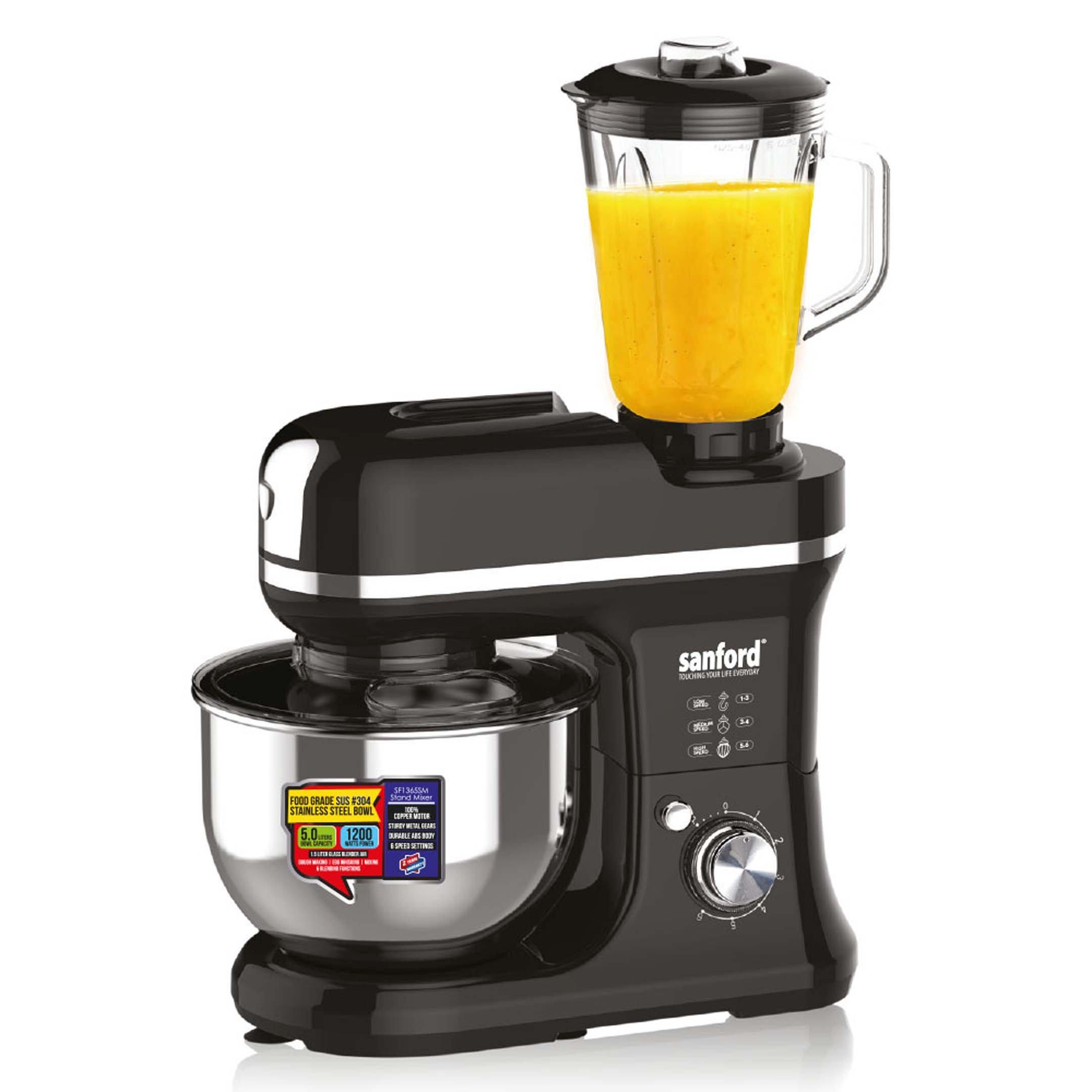Sanford 5.0L Stand Mixer With blender 1200W, Silver/Black eXtra Bahrain