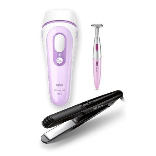 Appareil D'épilation Braun Expert Pro 3 - Occasion Fonctionnel, 2 Têtes, Pour Corps Et Visage, Filaire