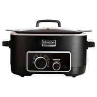 Sencor 5.5L Slow Cooker 1200W, Black