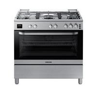 Samsung 90X60 Heavy Duty Digital Display Gas Cooker, Silver