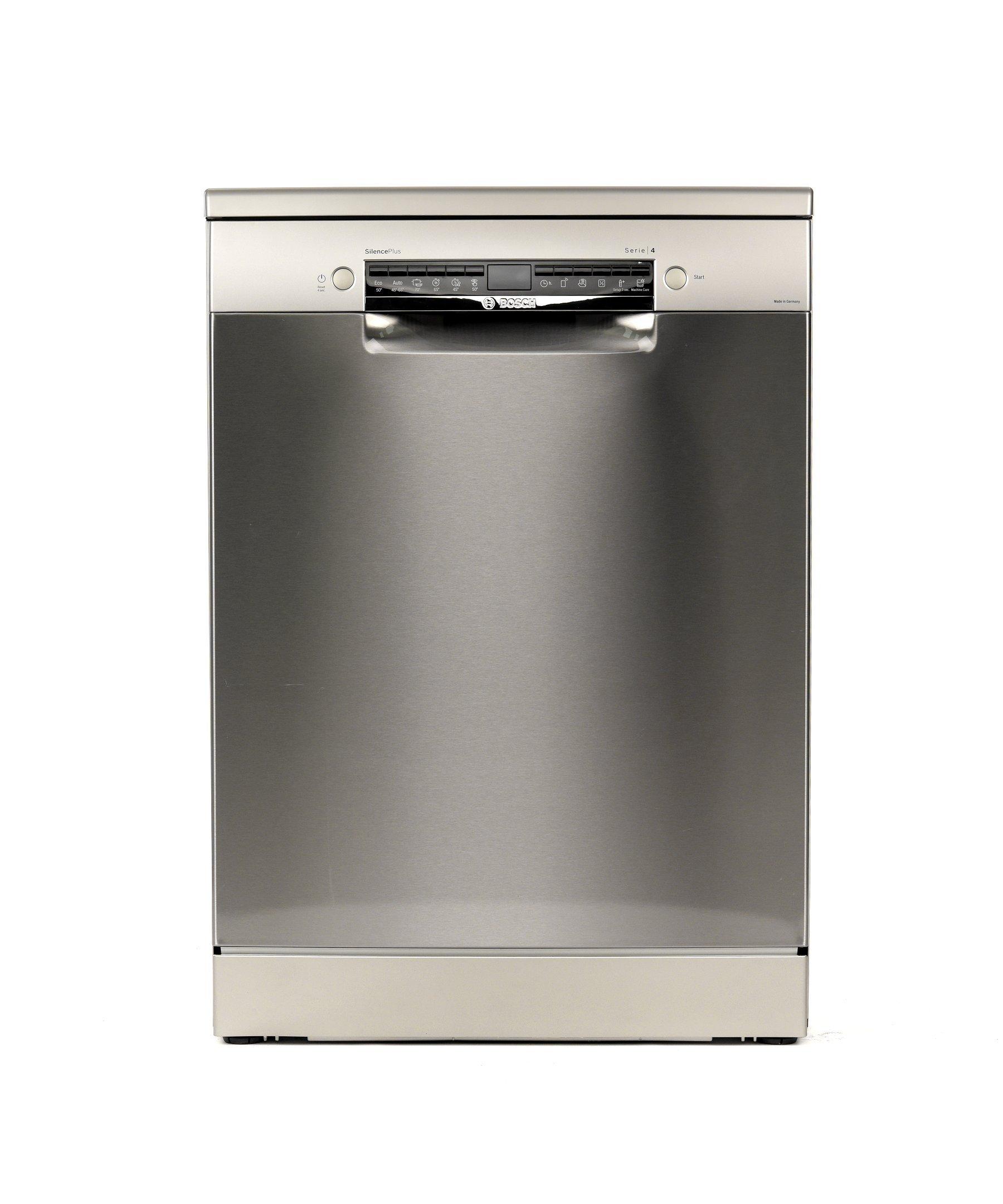 Buy Bosch Dishwasher, 14 Place Settings, 5 Programs, WiFi , Silver Inox in Saudi Arabia