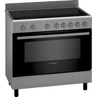 Bosch , Freestanding Cooker, Ceramic Hob, Series 4, 5 Electric Zones, Multifunction oven