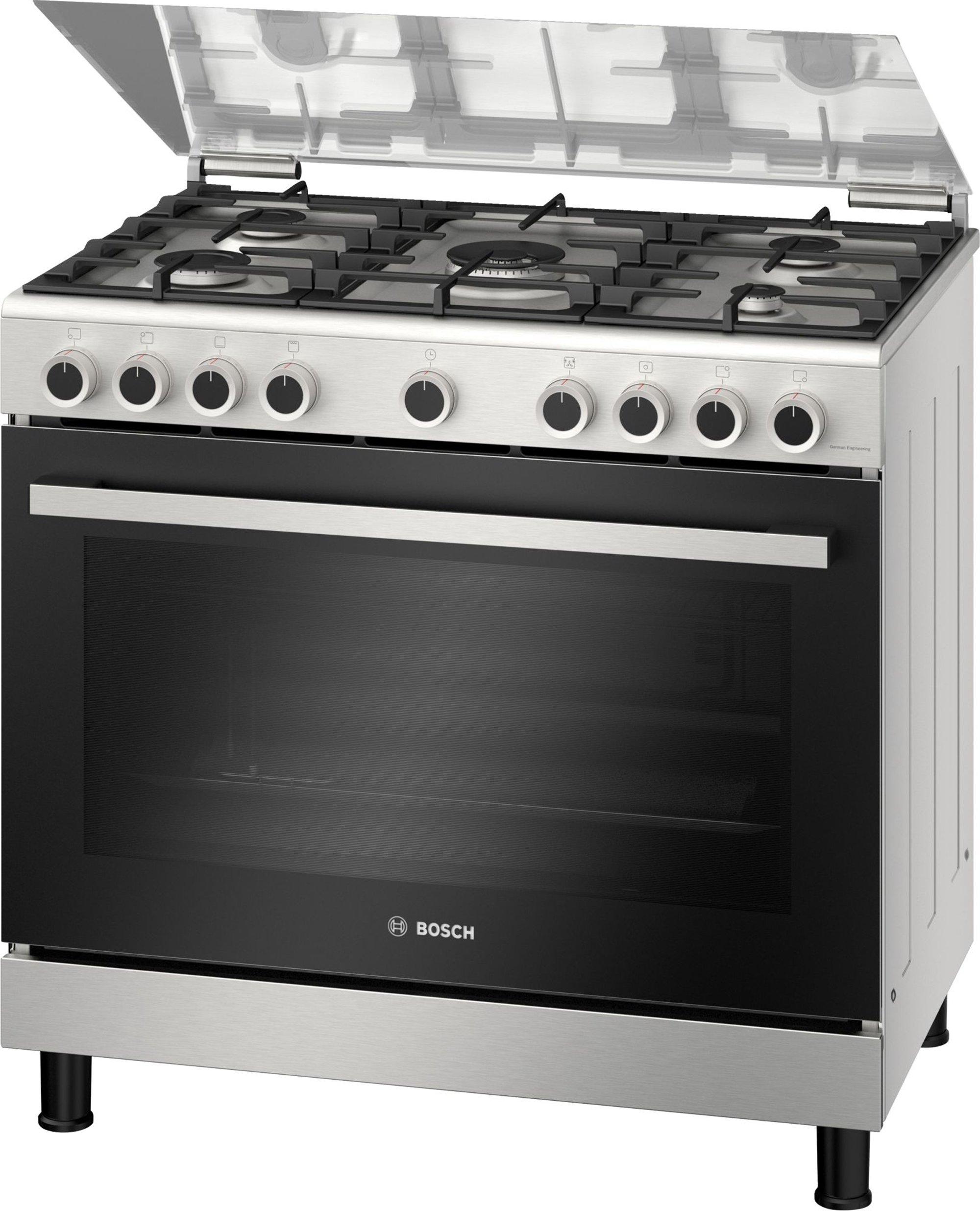 5 burner range shop cooker