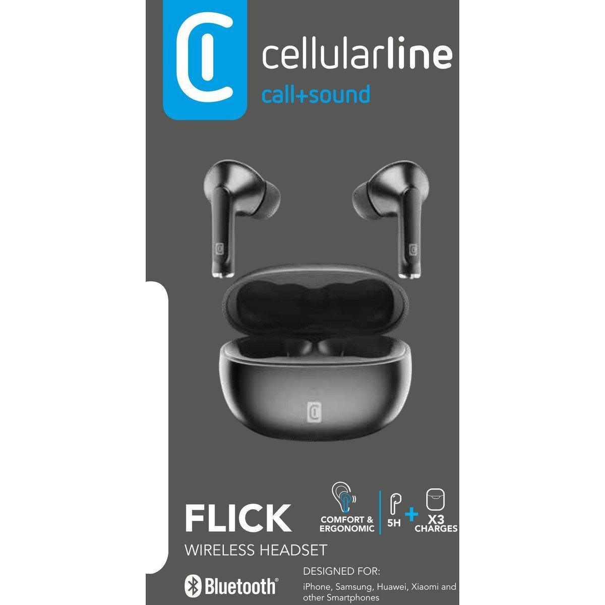 Cellularline earphone black eXtra Saudi