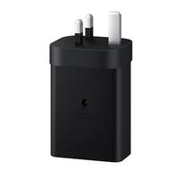 Samsung 65 Watts Super Fast Charger, Trio Adapter, Black