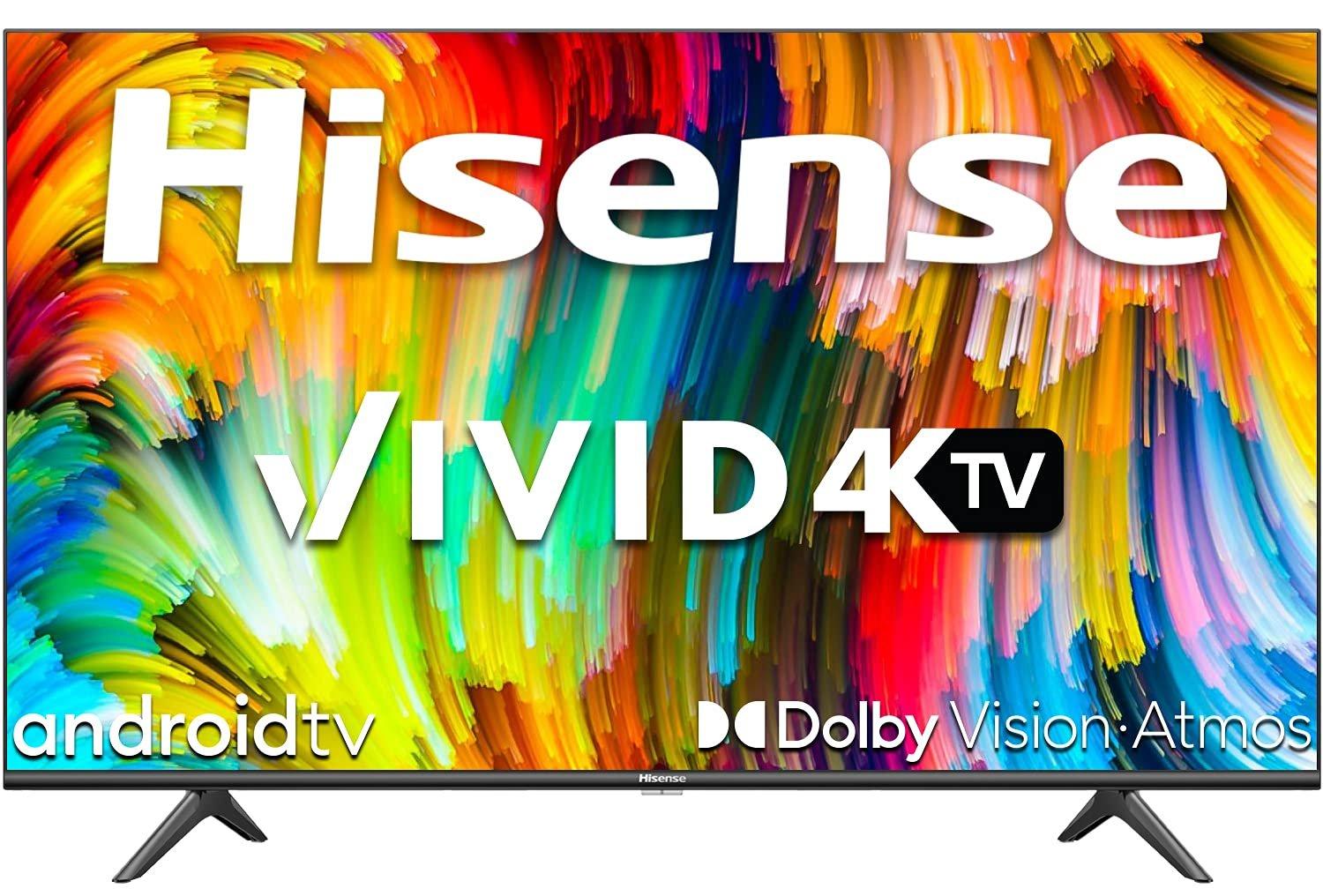 Hisense 50 Inch Smart 4K UHD LED TV, Black - eXtra Oman