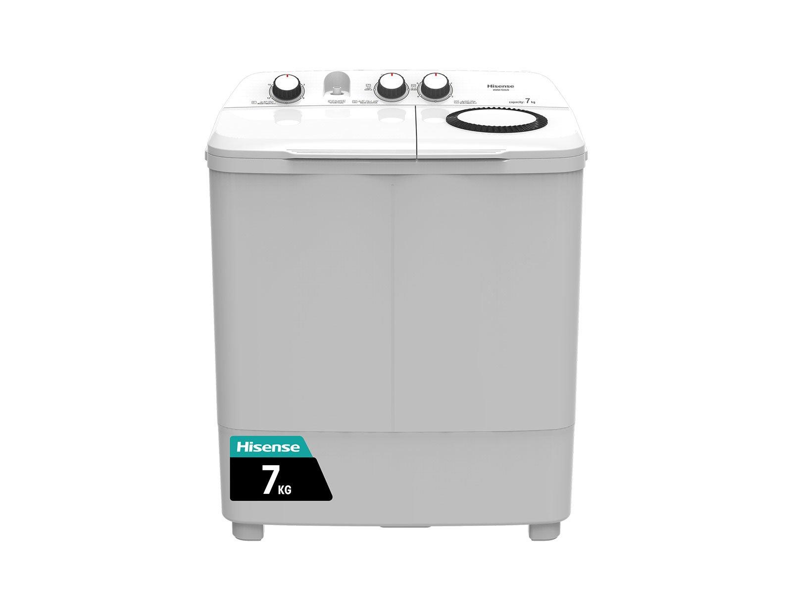 hisense 7kg twin tub washing machine