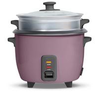 Clikon 1.5L Rice cooker 500W with steamer Purple