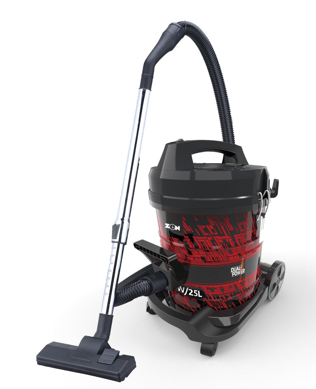 Zen 25L Drum Vacuum Cleaner, 2300W, Red/Black eXtra Bahrain
