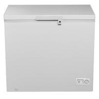 Aftron 195L Chest Freezer, Defrost, Lock & Key, White