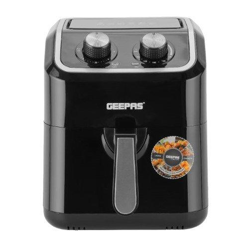 Geepas Air Fryer, 5L, 1600W, Black eXtra Oman