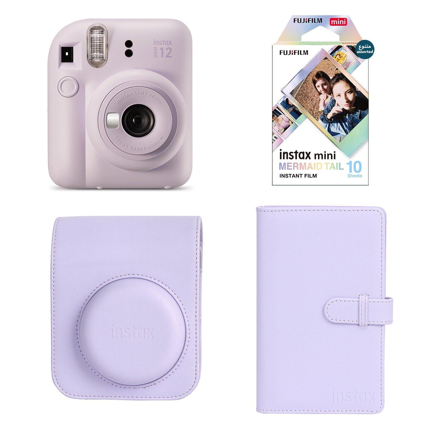 FUJIFILM, INSTAX Mini 12 Instant Film Camera, Gift box, Lilac