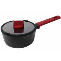 Betty Crocker Non-Stick Sauce Pan & Glass Lid ,Black