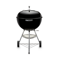 Weber, Classic Kettle Charcoal Grill 57cm, Porcelain-Enameled bowl and lid, Black