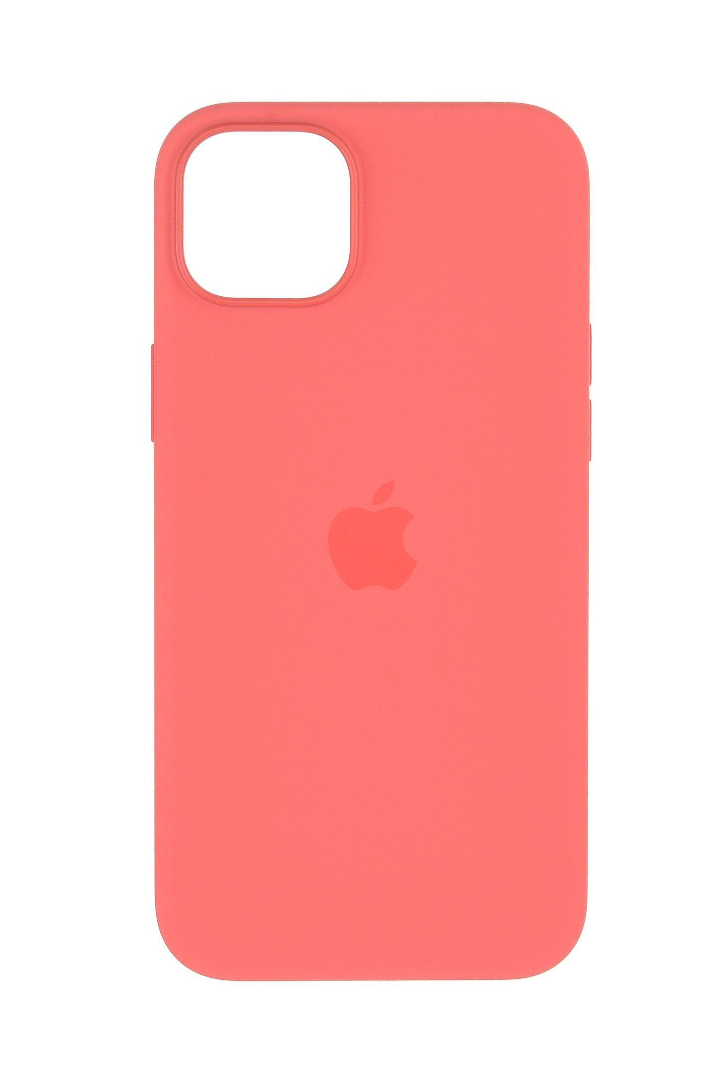 Apple IPhone 15 Silicone Case With MagSafe, Guava - EXtra