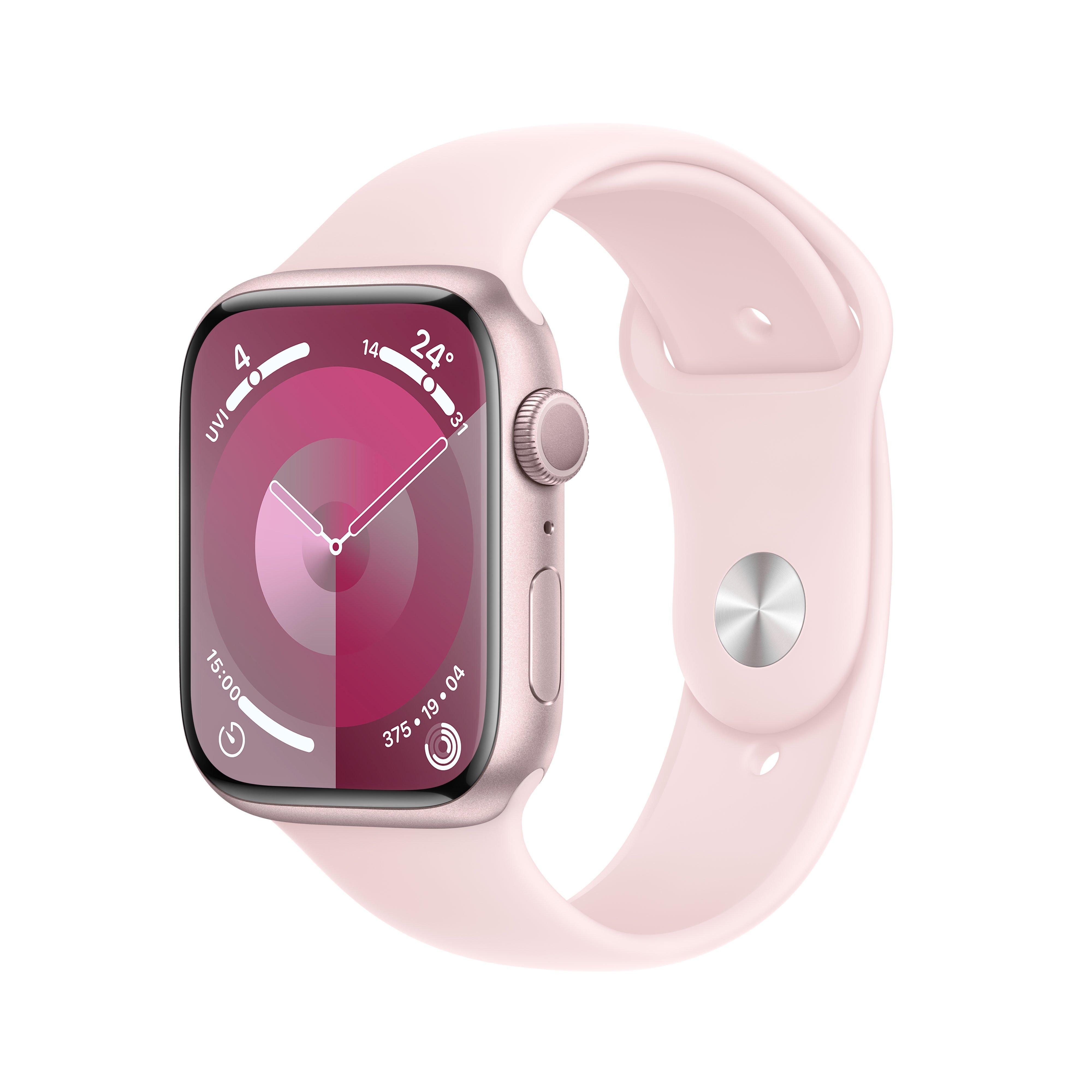Apple Watch Series 9 GPS 41mm Pink Aluminium Case with Light Pink Sport ...