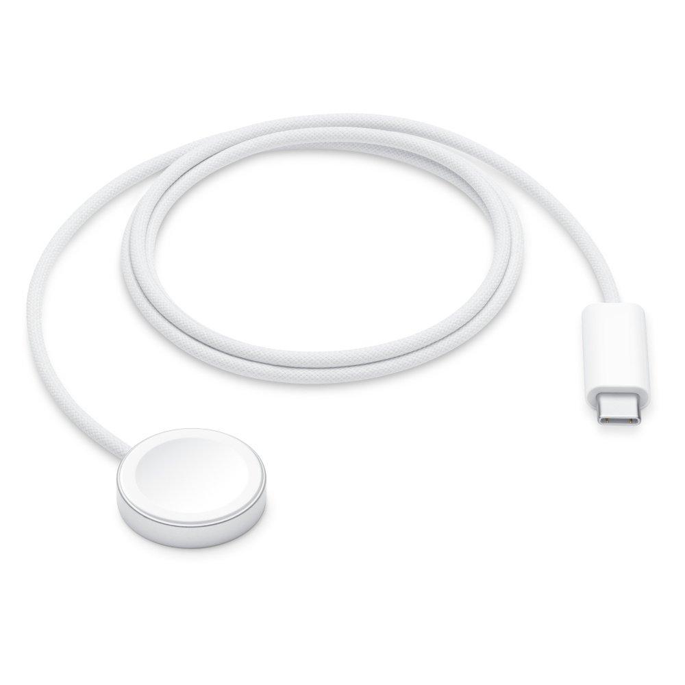 Apple Watch Magnetic Fast Charger to Type C Cable 1M, White