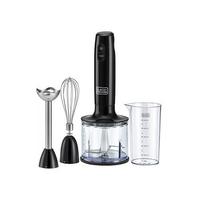 Black+Decker 3in1 Blender With Chopper, 600W, Black