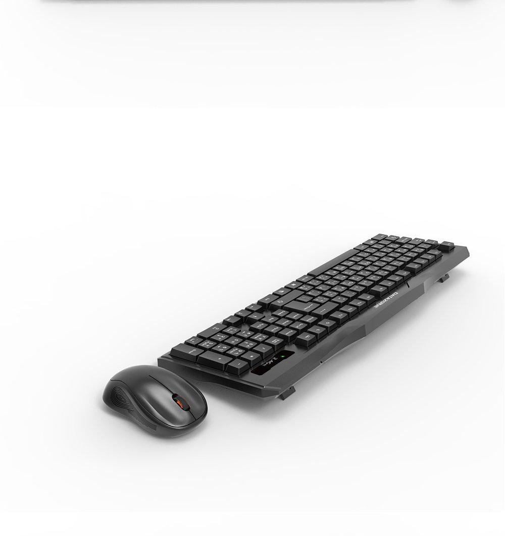 Buy DATAZONE Wireless COMBO Keyboard and Mouse, Black in Saudi Arabia