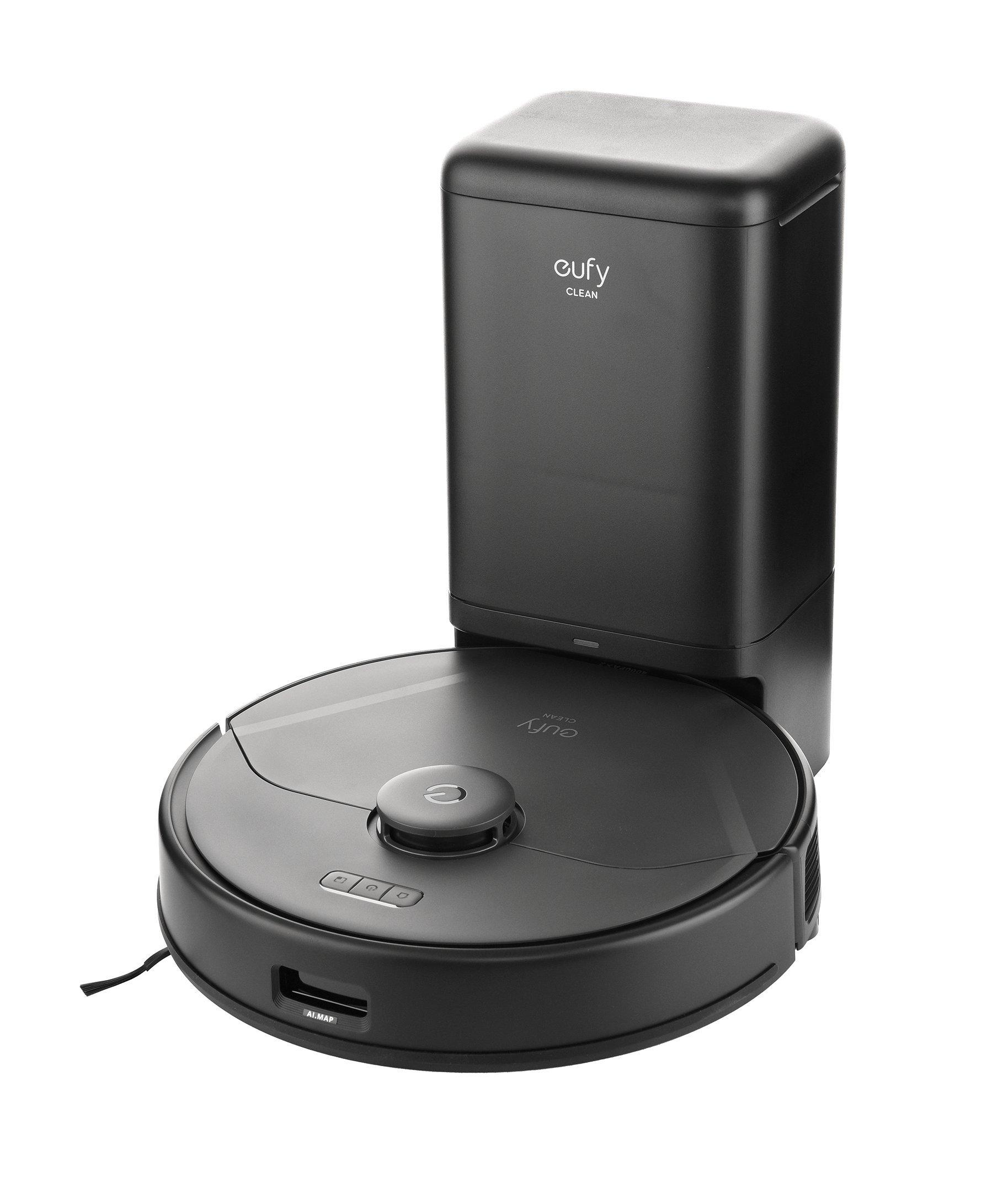 Buy eufy X8 Pro Robot Vacuum with Self-Empty Dustbin, Twin-Turbin, Black in Saudi Arabia