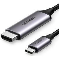 Ugreen USB-C to HDMI Cable, 1.5 Mtrs, Aluminum, Grey